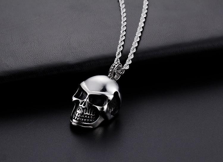 Collier Skull (Acier)