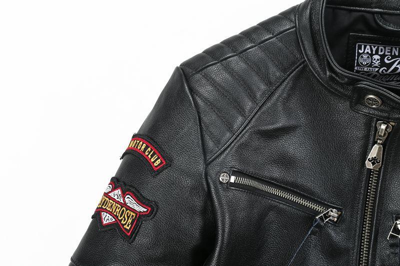 Blouson Motard en Cuir