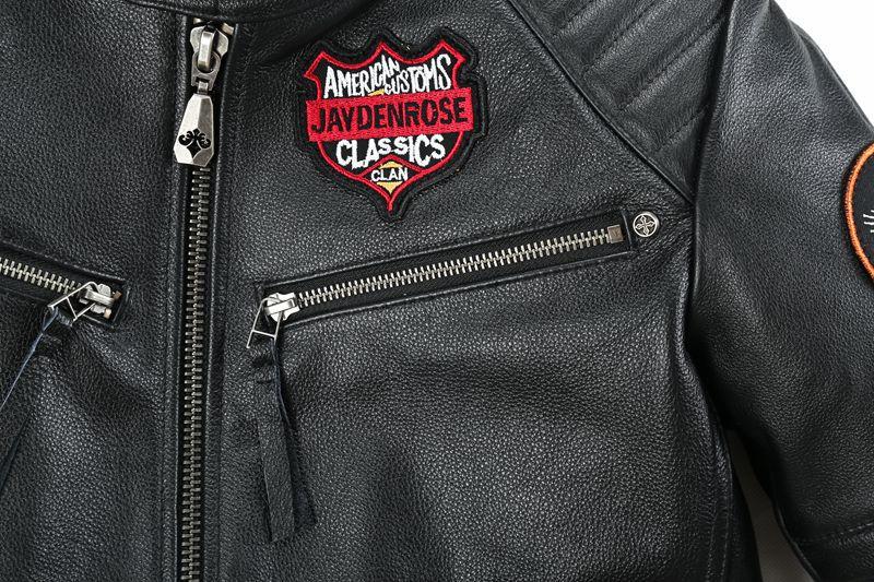 Blouson Motard en Cuir