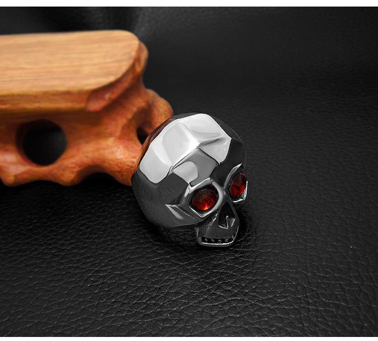 Bague Skulll Diamonds (Acier)