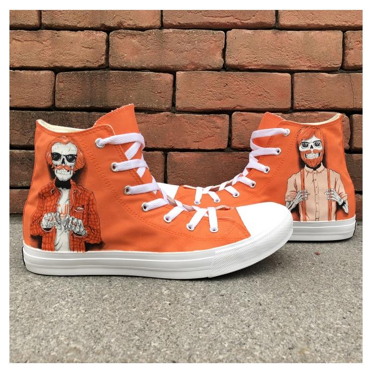 Chaussure Tête de Mort <br/> Hipster