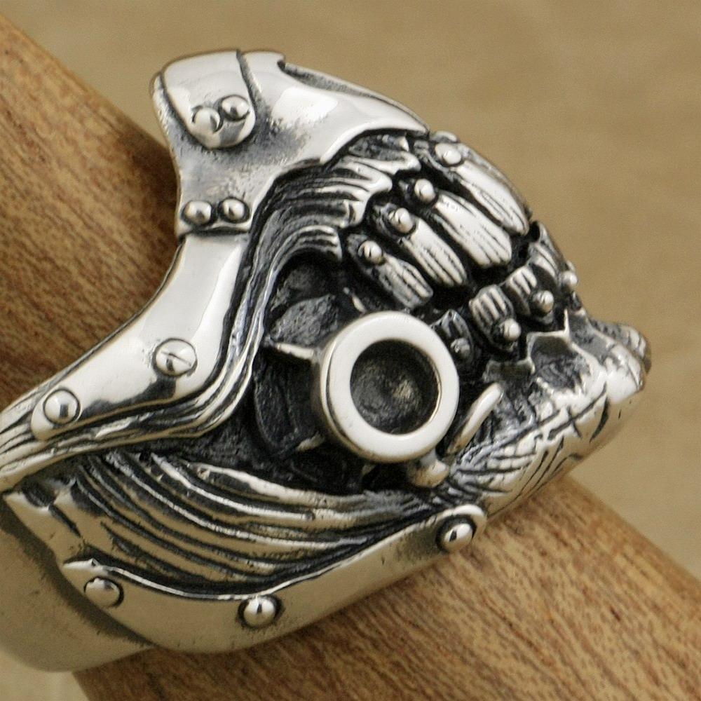 Bague Crâne Mad Max (Argent)