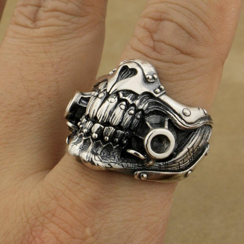 Bague Crâne Mad Max (Argent)