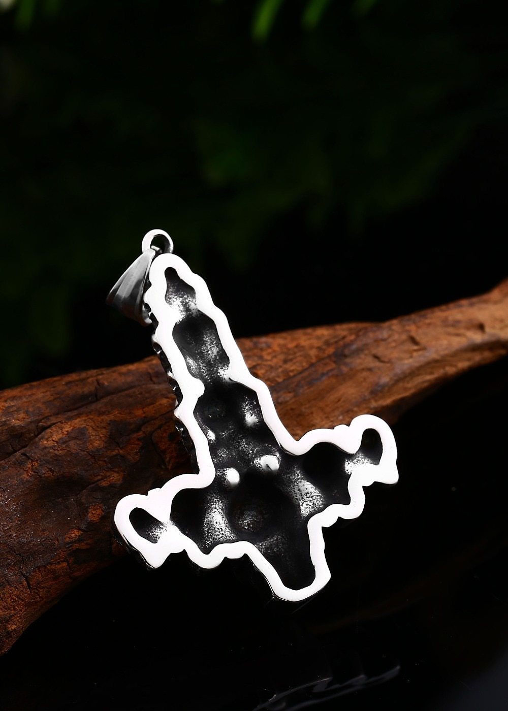 Pendentif Croix Homme (Cuir)