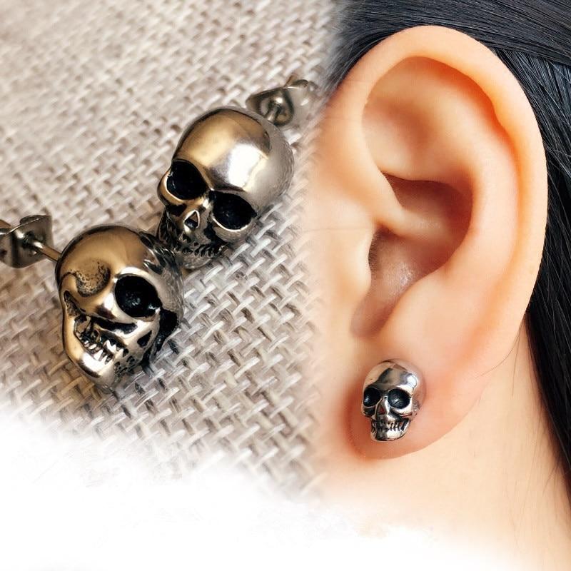 Boucles d'Oreilles Homme Motard