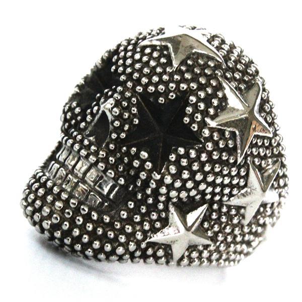 Bague Skull Star (Acier)