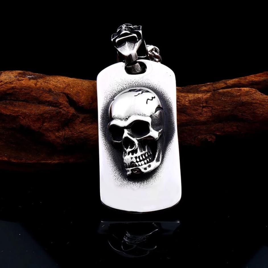 Médaillon Tête de Mort (Acier)
