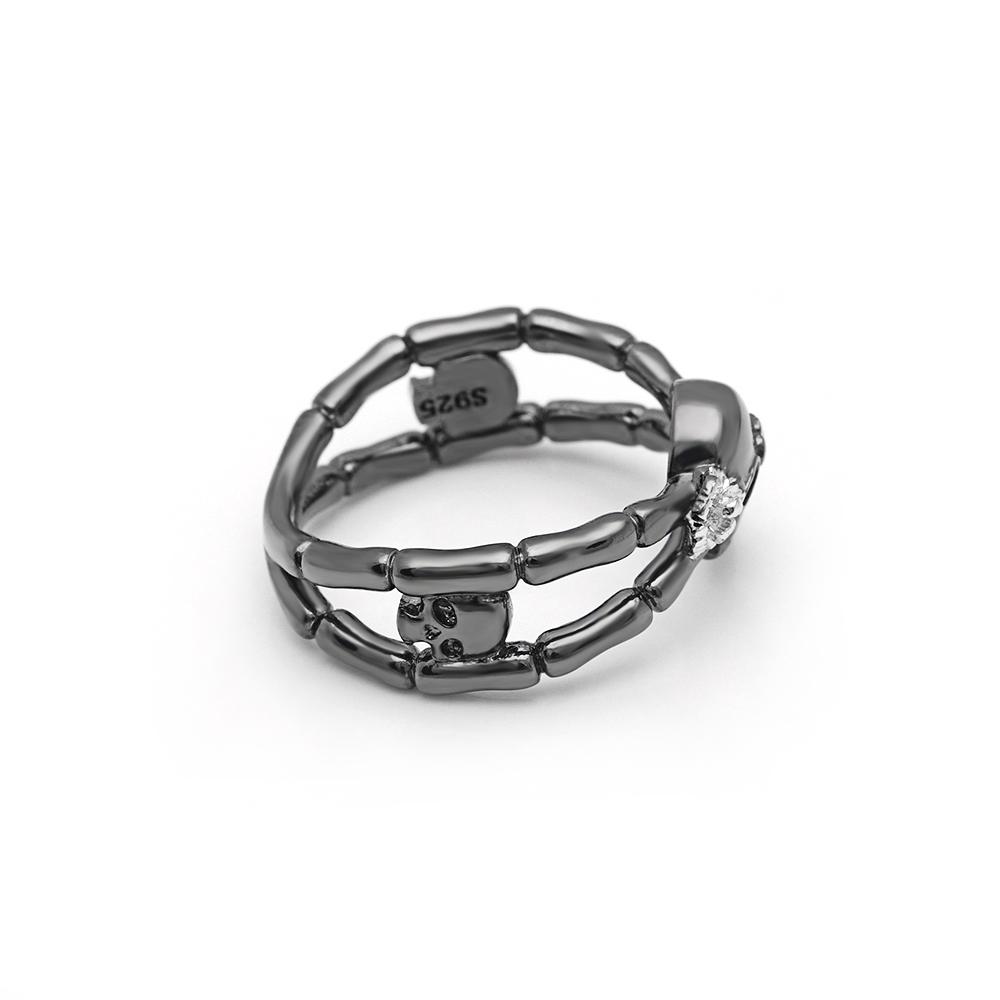 Bague Biker Femme (Acier)