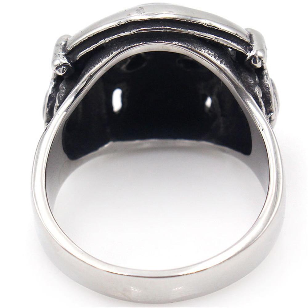 Bague Homme <br/> Rock N' Roll (Acier)