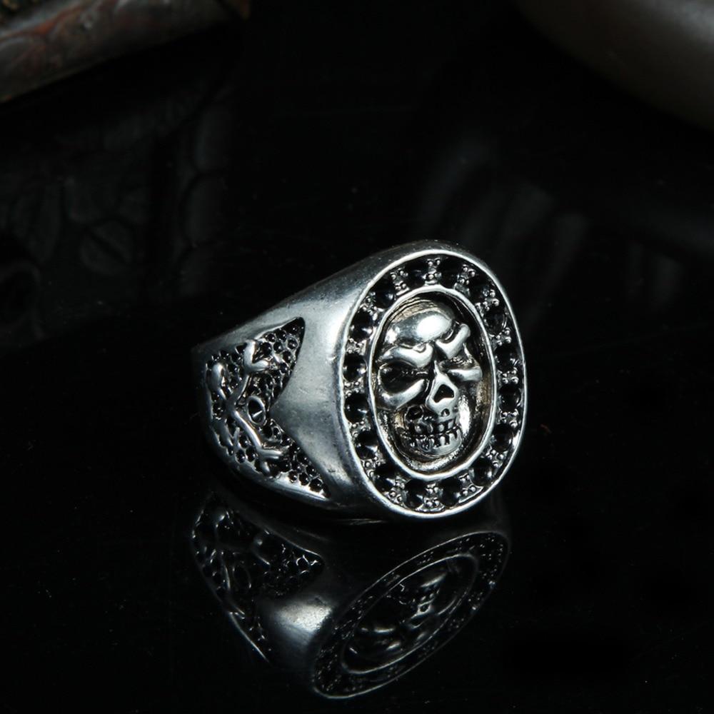 Chevalière Homme Crâne (Acier)