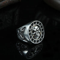 Thumbnail for Chevalière Homme Crâne (Acier)