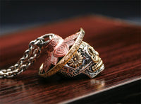 Thumbnail for Pendentif Crâne Mexicain (Cuir)