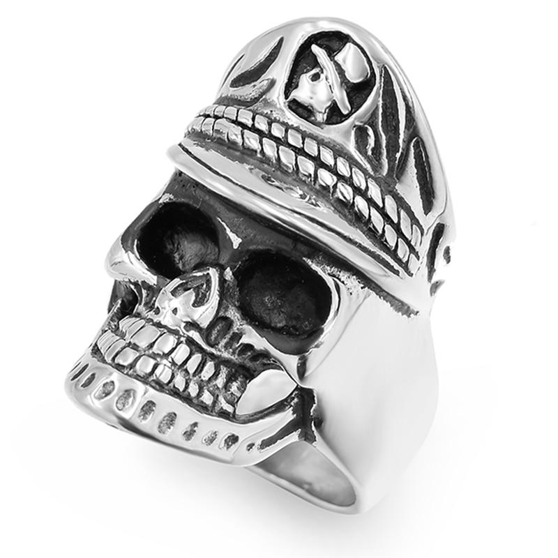 Bague Skull Army (Acier)