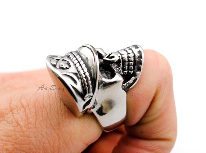 Bague Skull Army (Acier)