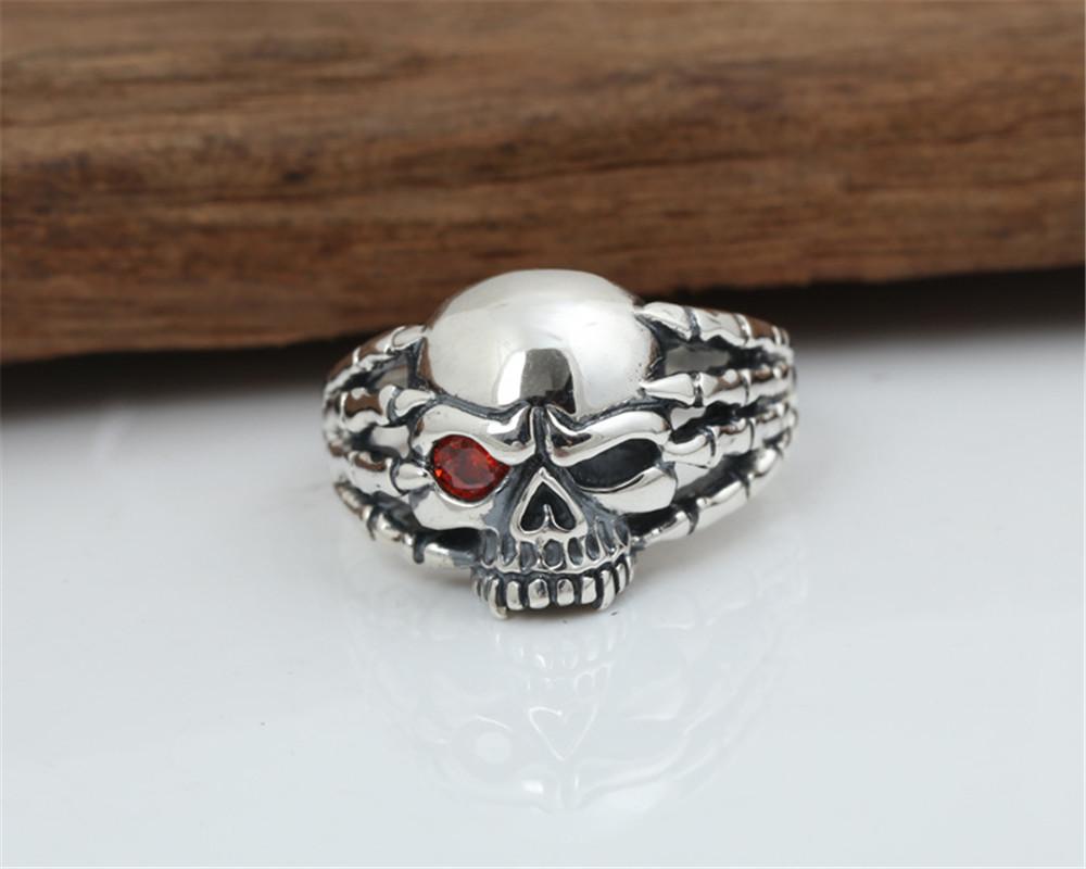 Bague Homme Style Rock (Argent)