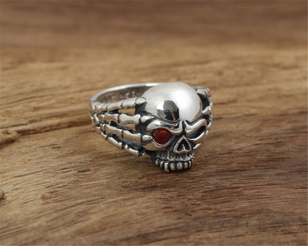 Bague Homme Style Rock (Argent)