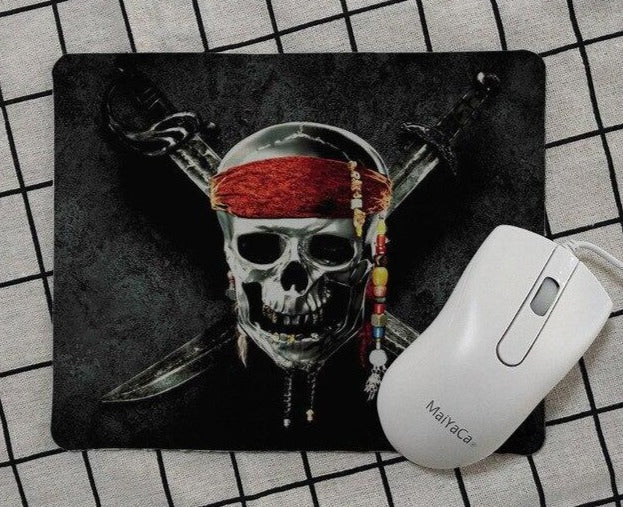 Tapis de Souris Tête de Mort Pirate