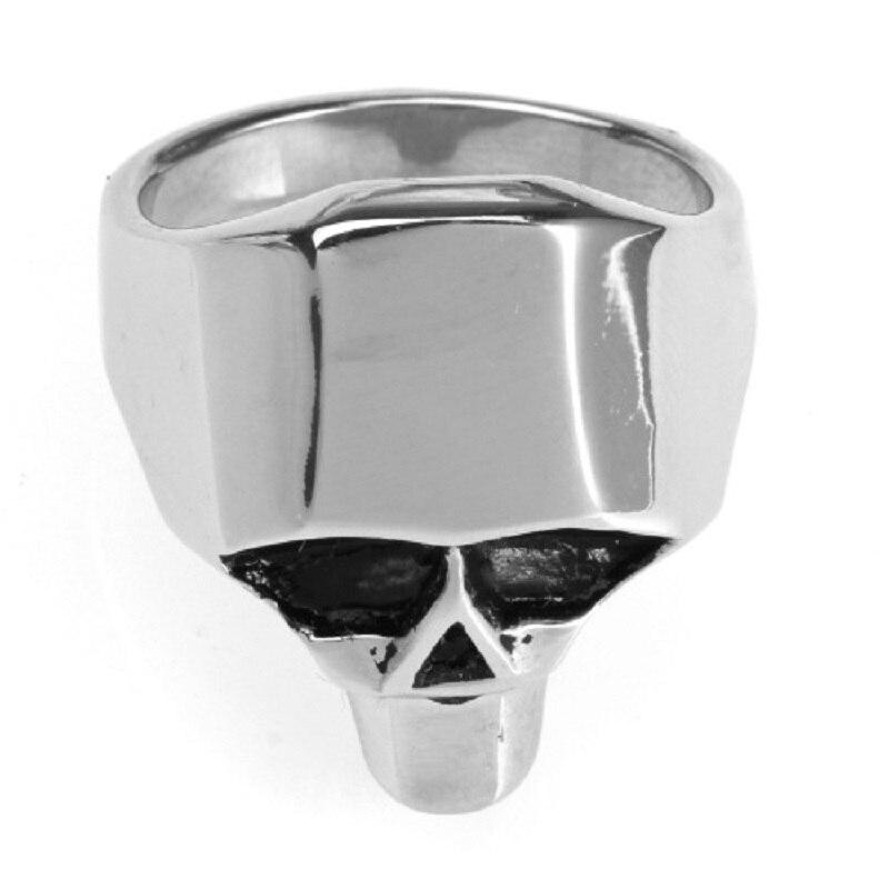 Bague Tête de Mort <br/> Géométrique (Acier)