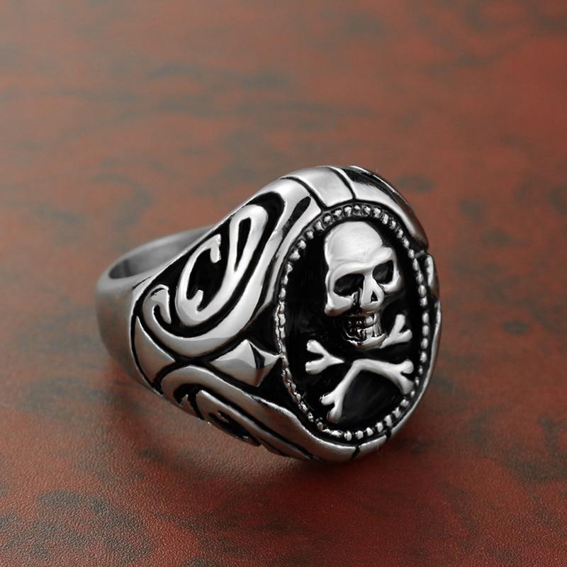 Bague Pirate Skull (Acier)