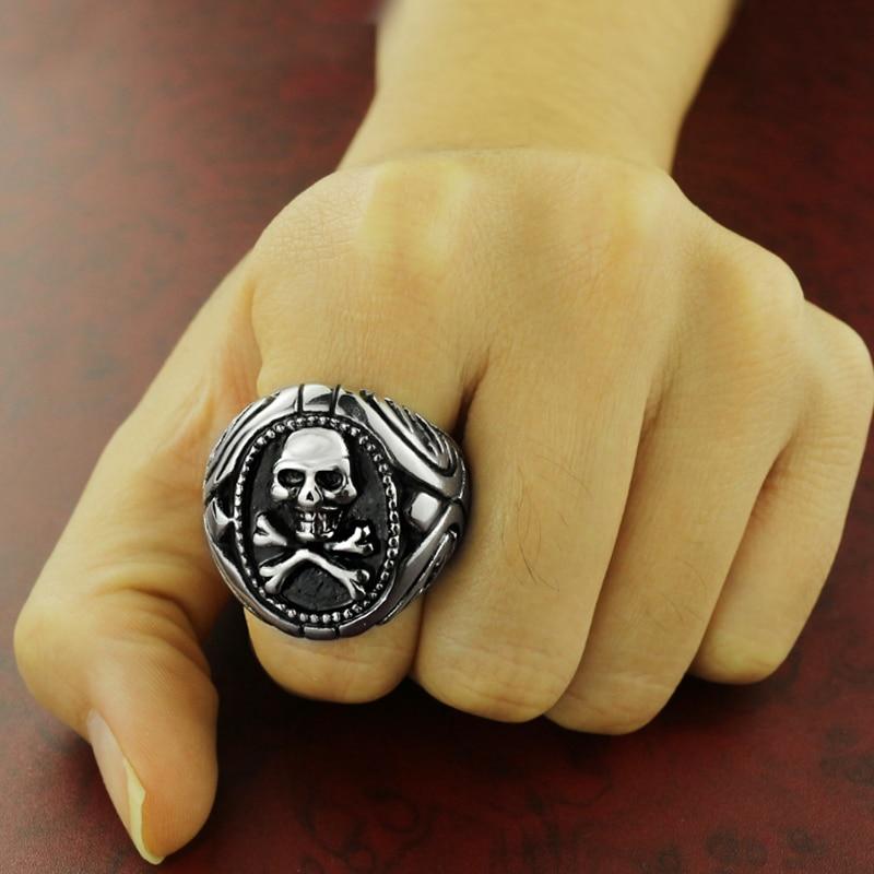 Bague Pirate Skull (Acier)