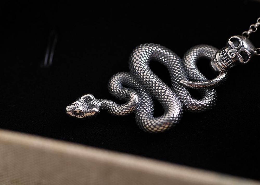Pendentif Serpent (Argent)