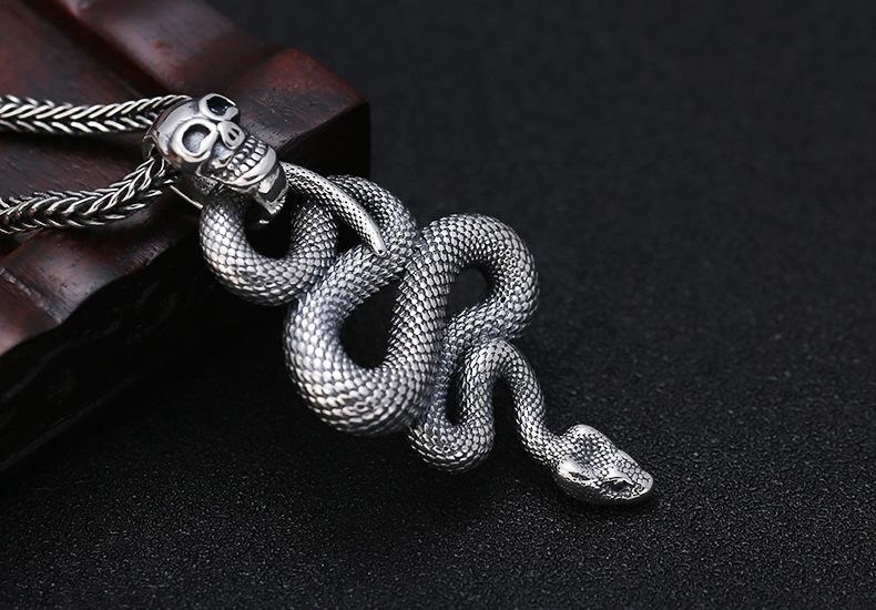Pendentif Serpent (Argent)