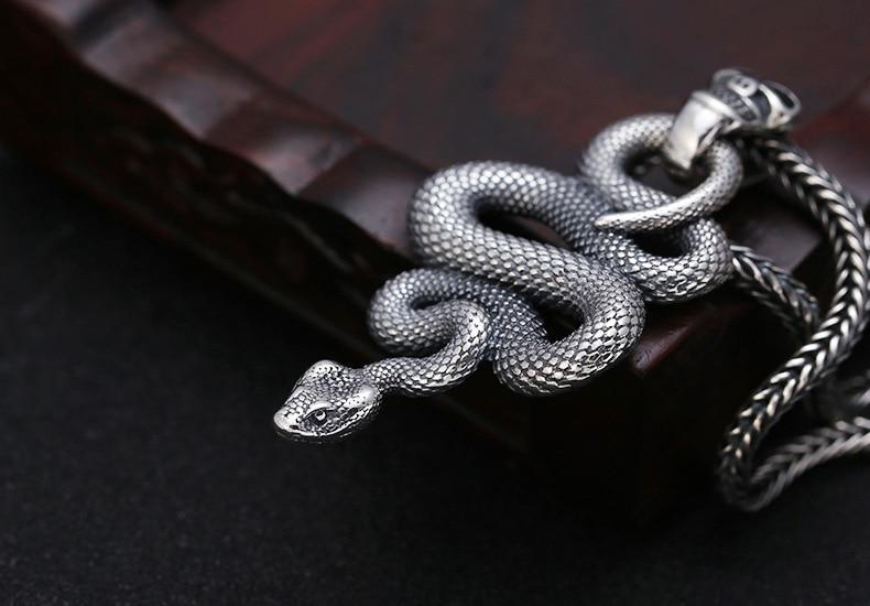 Pendentif Serpent (Argent)