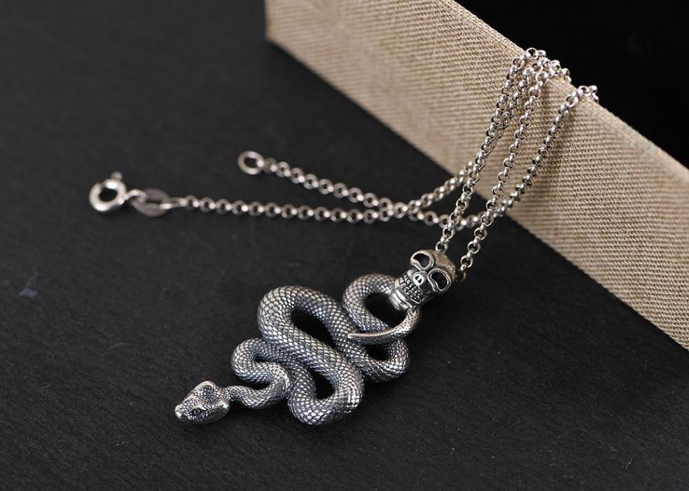 Pendentif Serpent (Argent)