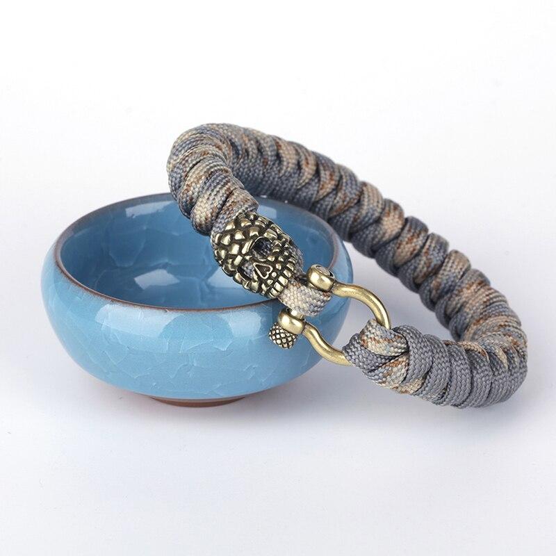 Bracelet Crâne Reptile (Paracorde)