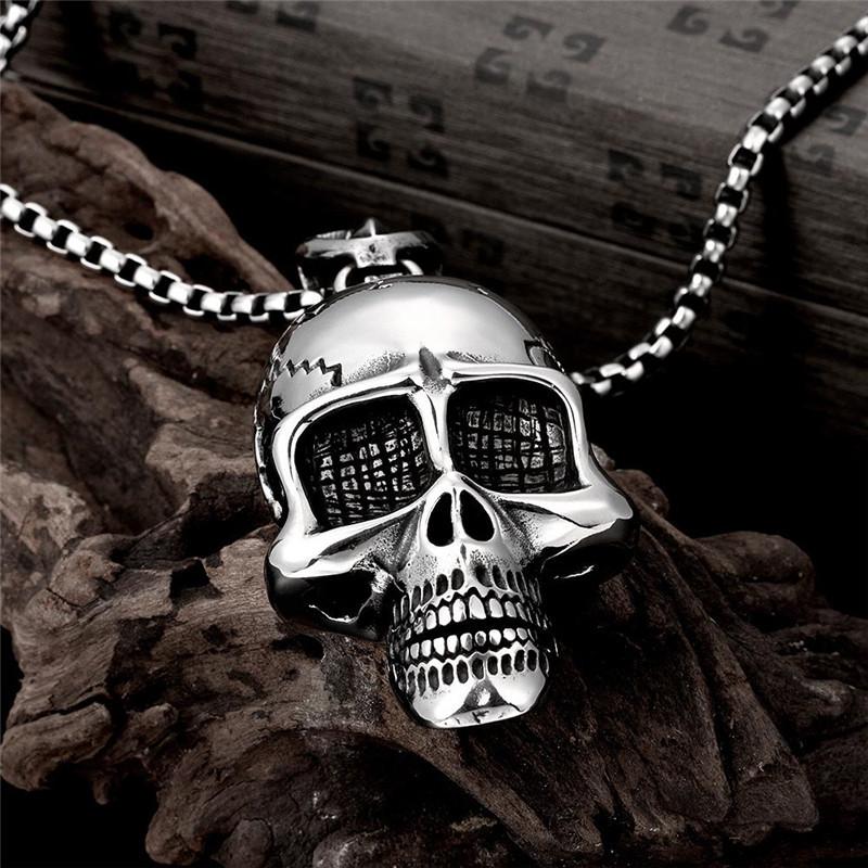 Pendentif Tête de Mort (Acier)
