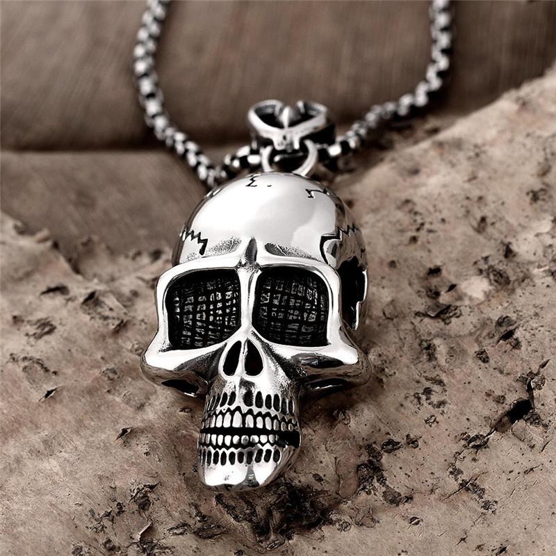 Pendentif Tête de Mort (Acier)