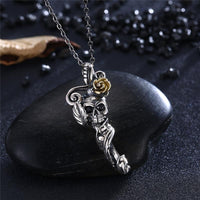 Thumbnail for Pendentif Tête de Mort Femme (Argent)