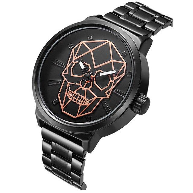Montre Tête de Mort Femme