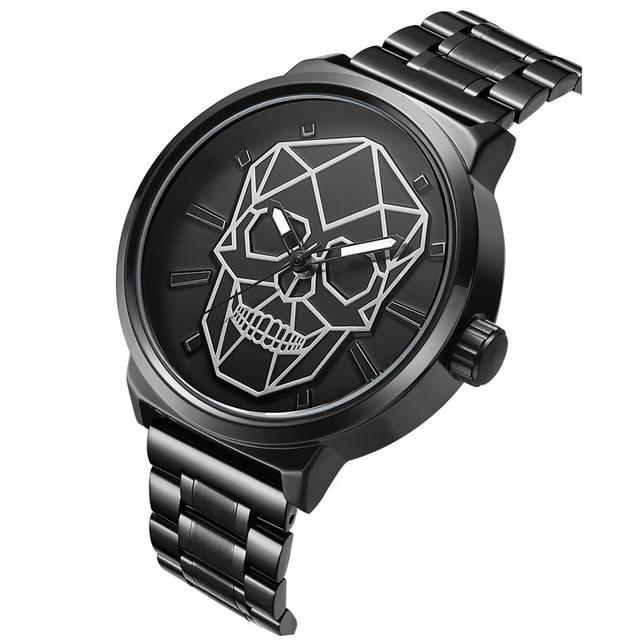 Montre Tête de Mort Femme