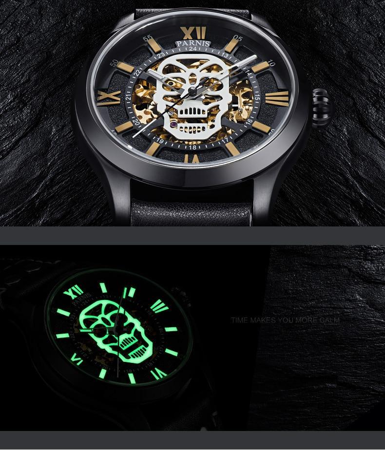 Montre Skeleton Homme
