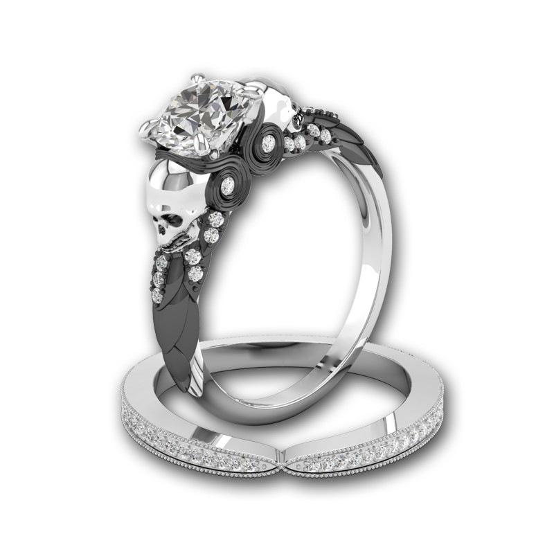 Bague Squelette Femme (Acier)