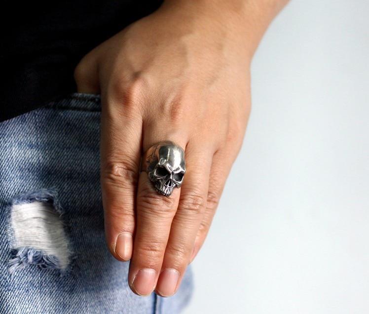 Bague Tête de Mort (Argent)