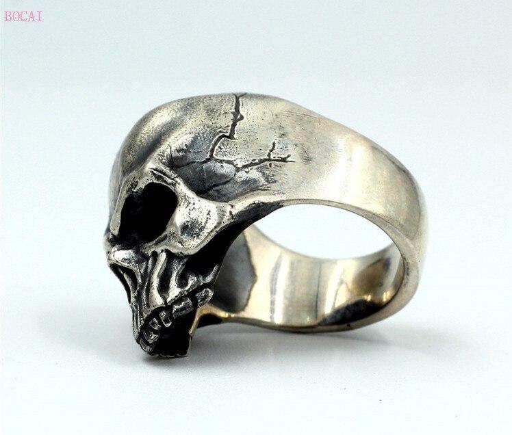 Bague Tête de Mort (Argent)