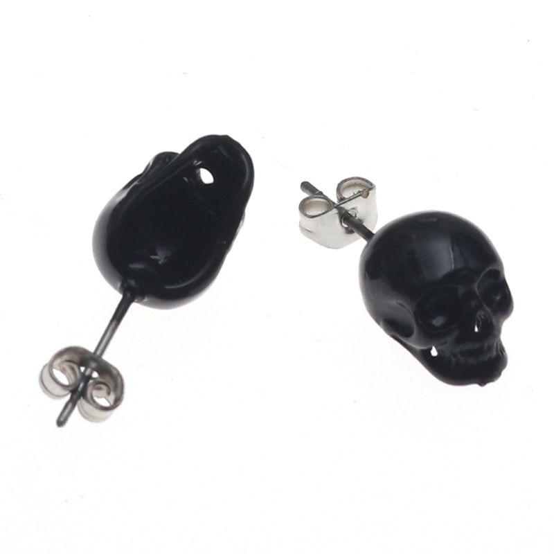 Boucles d'Oreilles Tête de Mort Homme