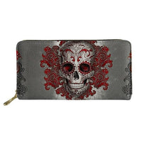 Thumbnail for Portefeuille en Cuir Tête de Mort