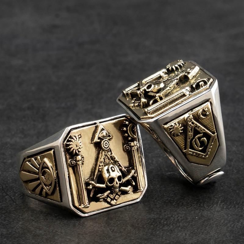 Chevalière Franc Maçon (Argent)