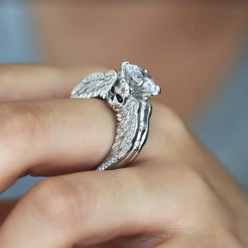 Bague Ailes d'Ange <br/> Femme (Acier)