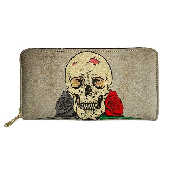 Portefeuille Crâne Fendu