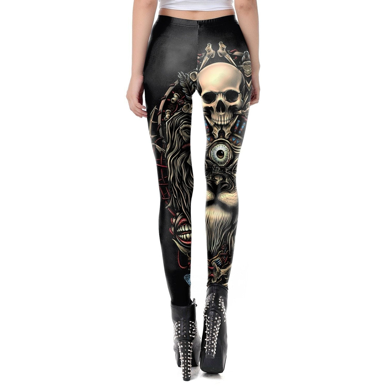 Legging Tête de Mort <br/>Lion