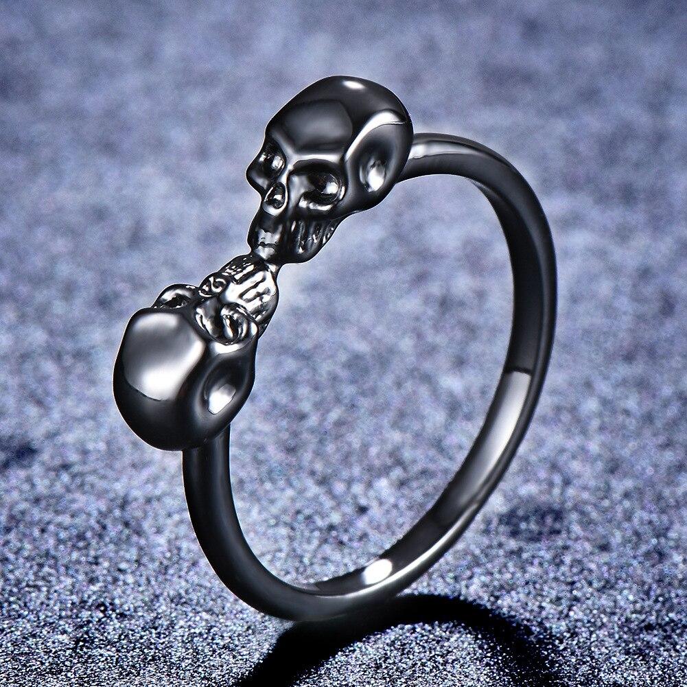 Bague Skull Kiss (Acier)