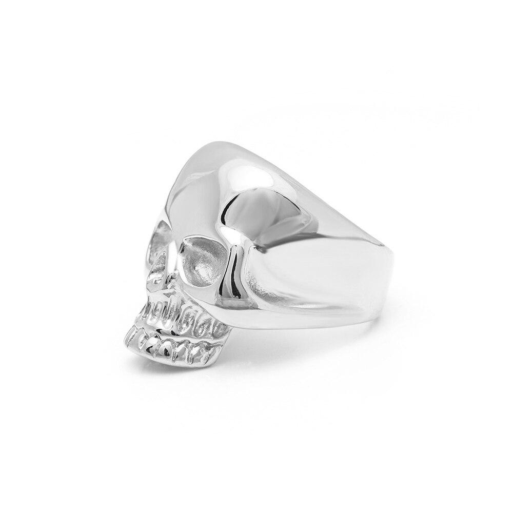 Bague Crâne Biker (Acier)