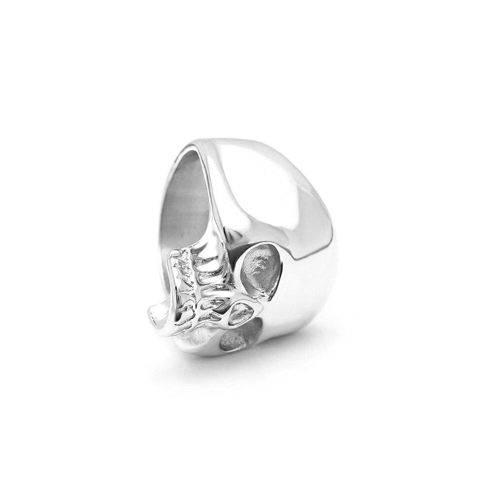 Bague Crâne Biker (Acier)