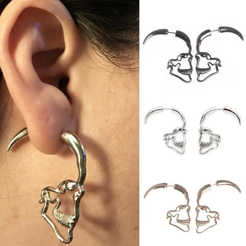 Boucles d'Oreilles Crâne Féminin