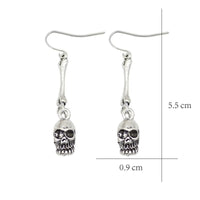 Thumbnail for Boucles d'Oreilles Crâne Biker