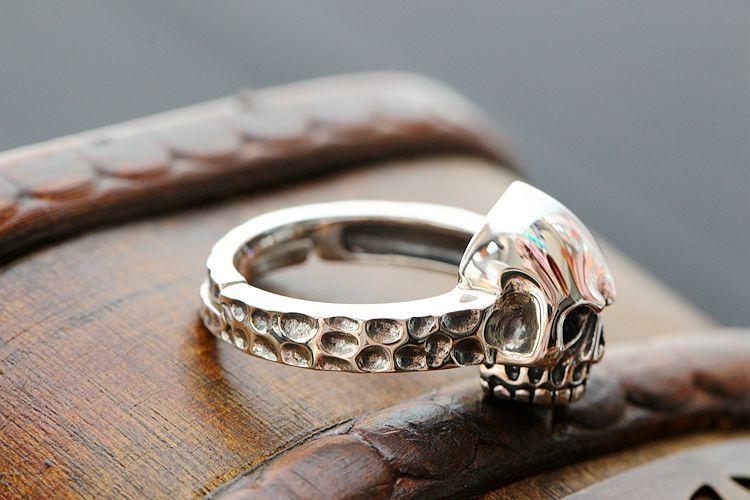 Bague Skull Démon (Argent)